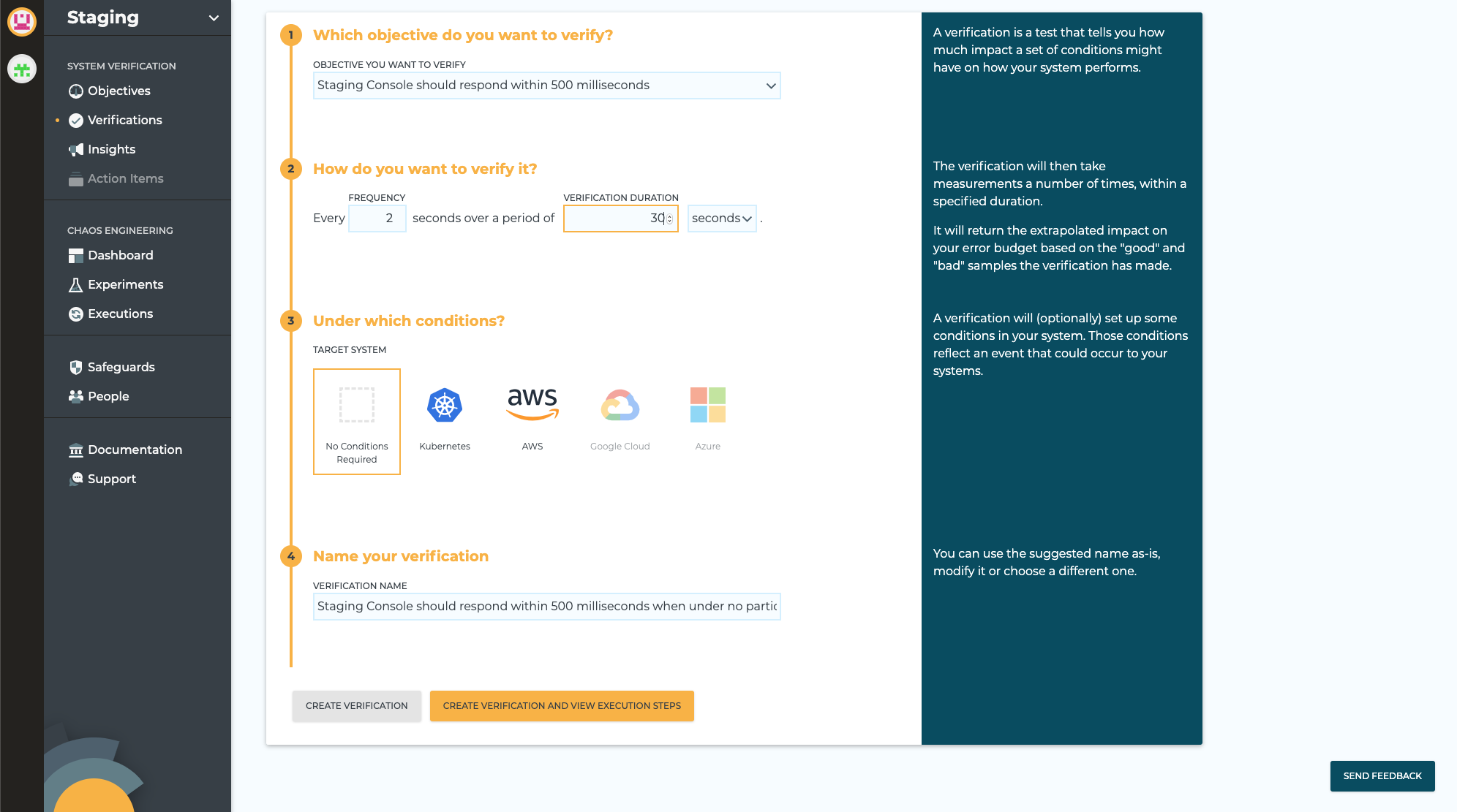 Verification Creation Form